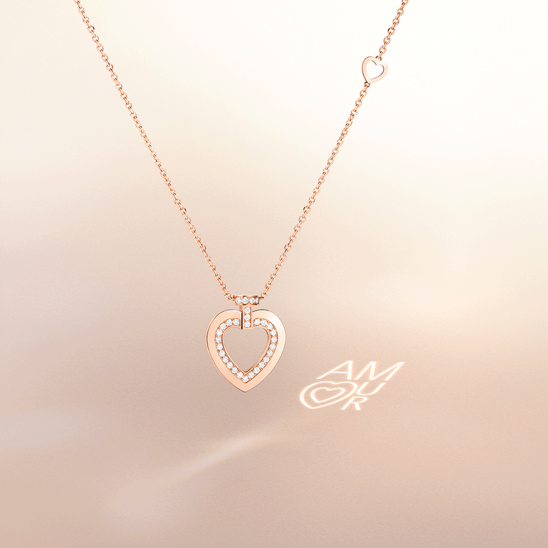 Fred Pretty Women Sunlight Message Amour Necklace, Exclusively at Hamilton Jewelers ,