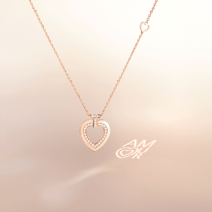 Fred Pretty Women Sunlight Message Amour Necklace, Exclusively at Hamilton Jewelers ,