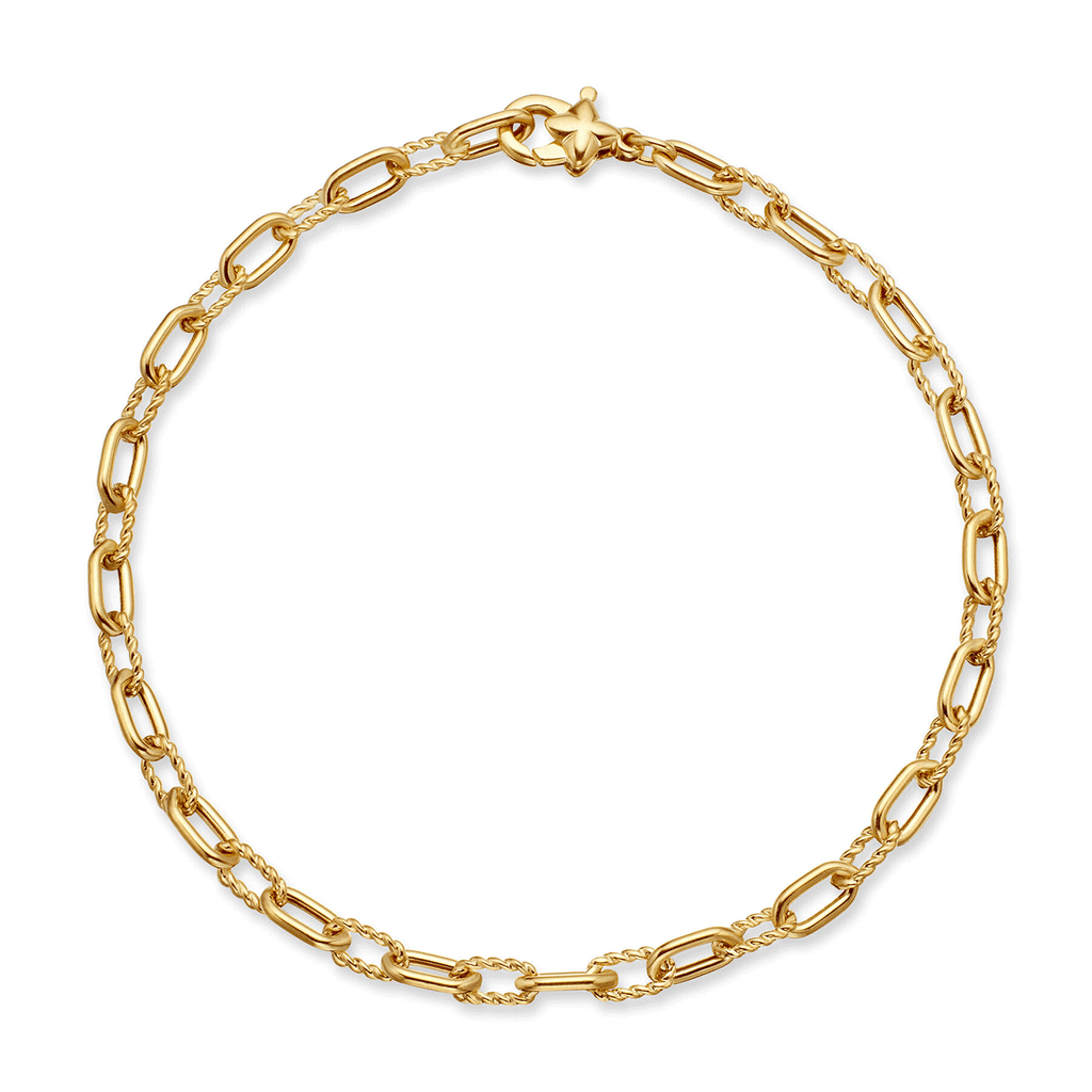 David Yurman Madison Thin Bracelet in 18k Yellow Gold, 3mm