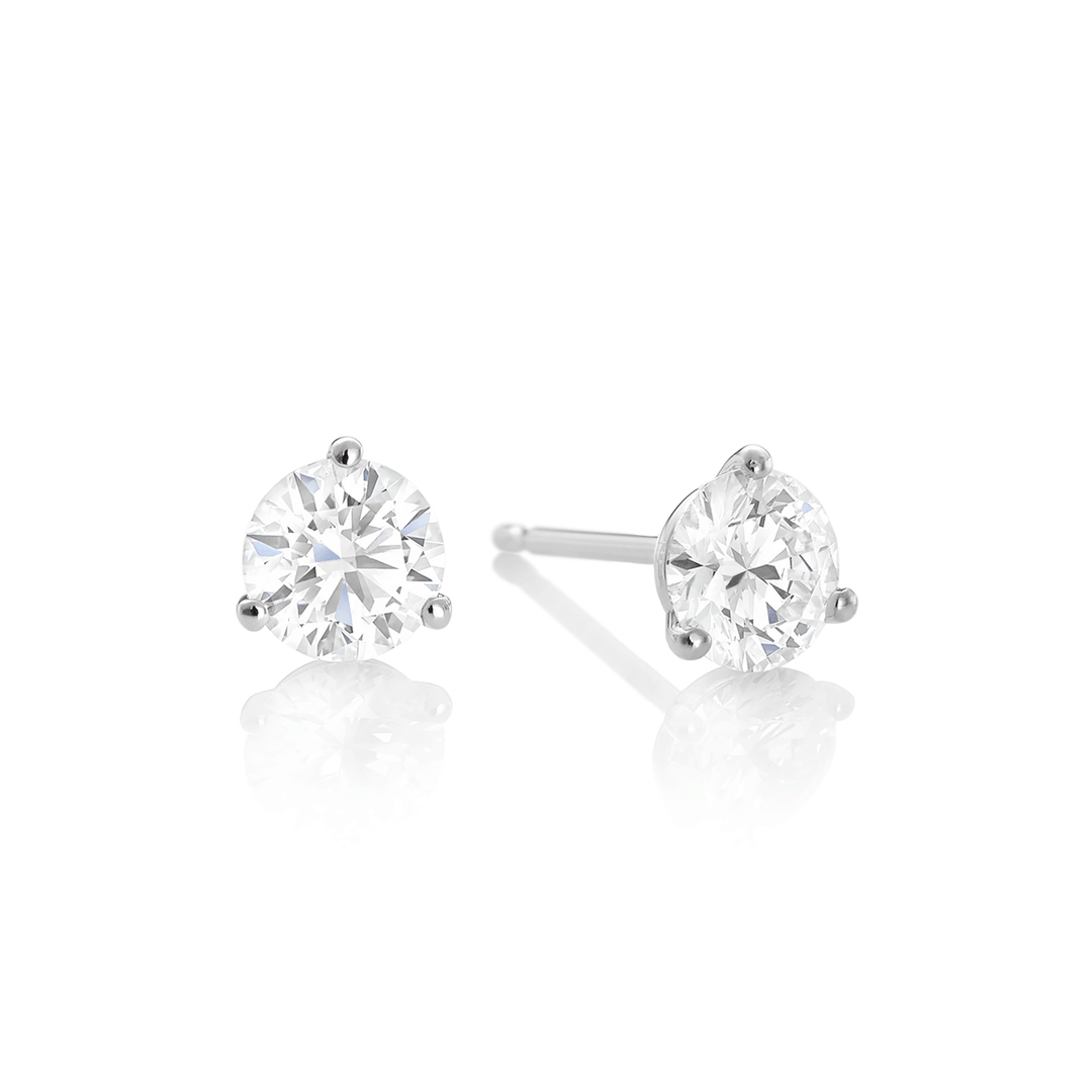 Select 14k Gold and 2.00 Total Weight Diamond Studs