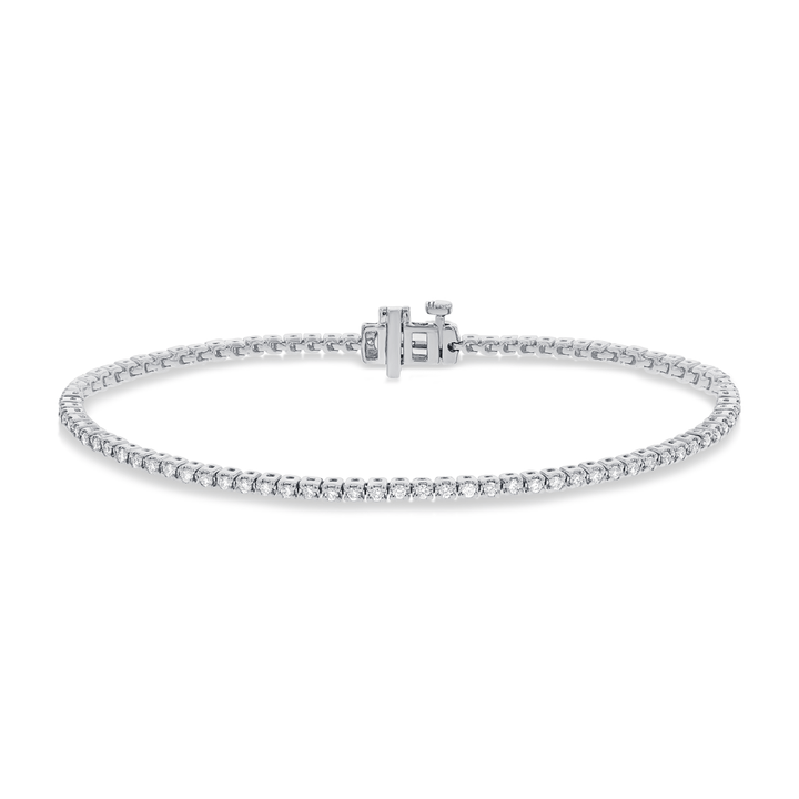 Hamilton Select 14k Gold Diamond Line Bracelet