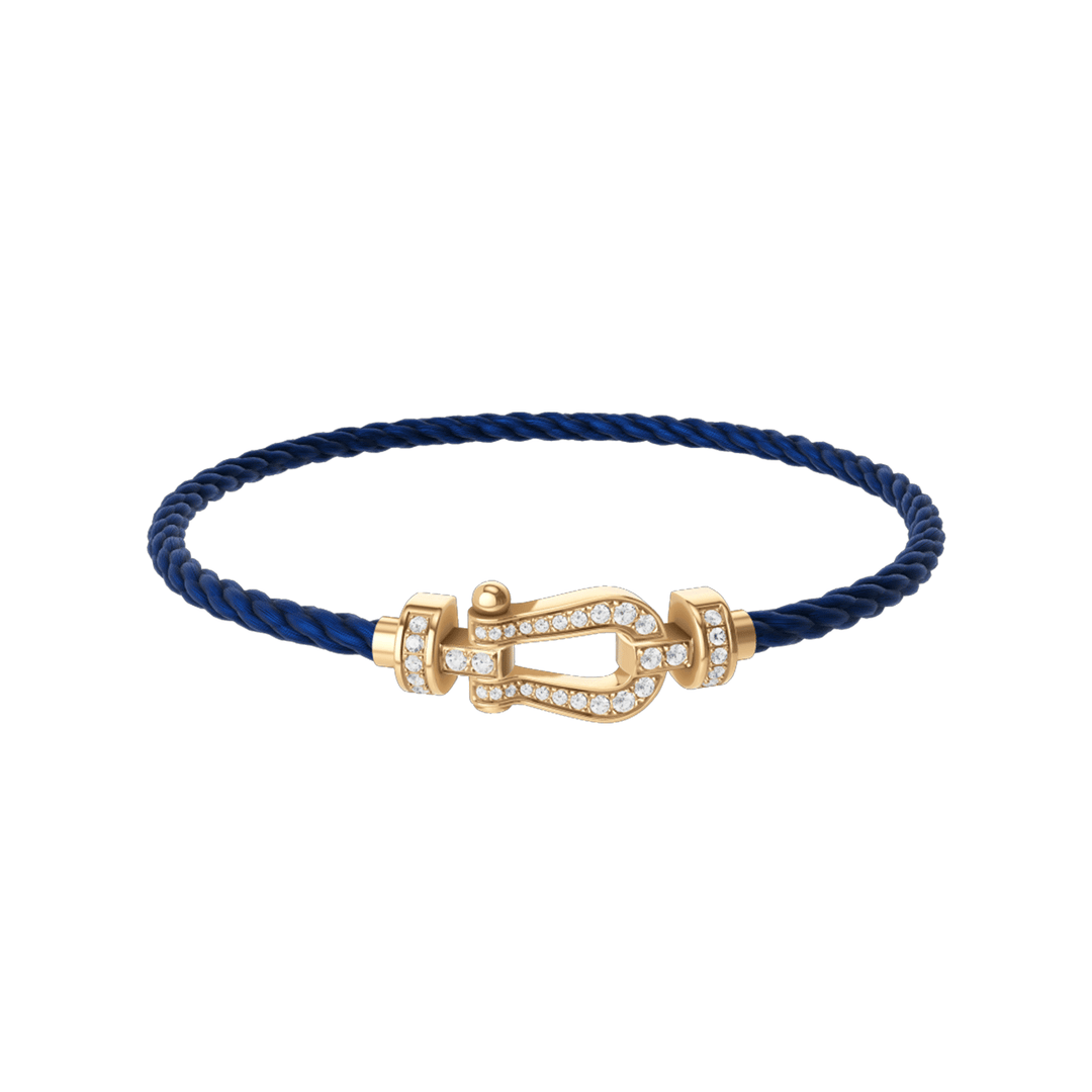 FRED Force 10 Navy Cord with 18k Diamond Buckle , Exclusively at Hamilton Jewelers