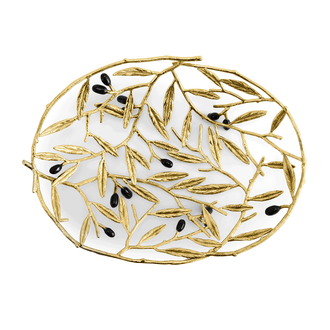Michael Aram Olive Branch Bread Basket