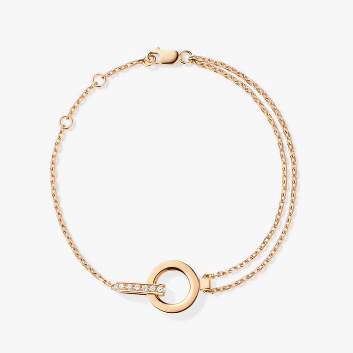 Repossi Berbere 18k Rose Gold and Diamond Bracelet