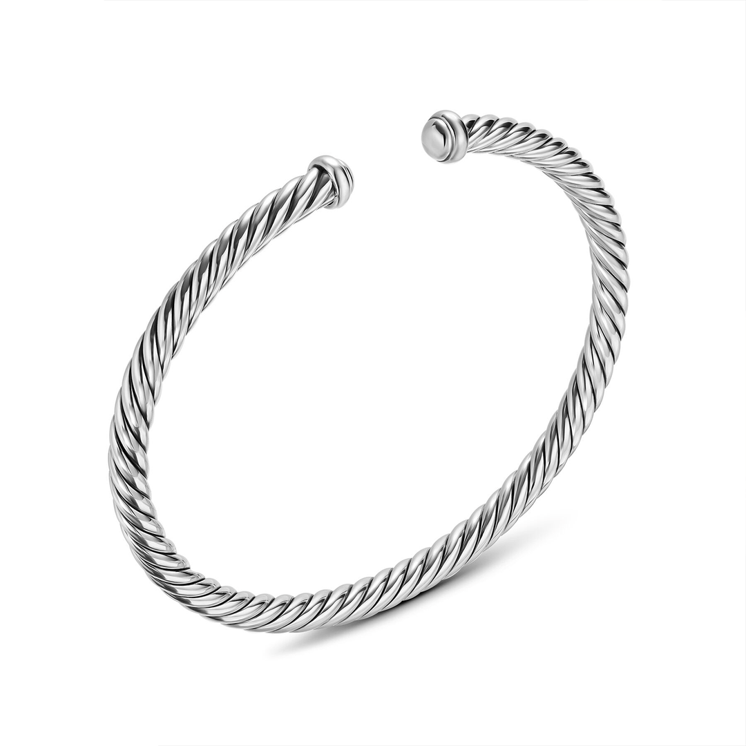 David Yurman Cable Flex® Bracelet Sterling Silver, 4mm Small
