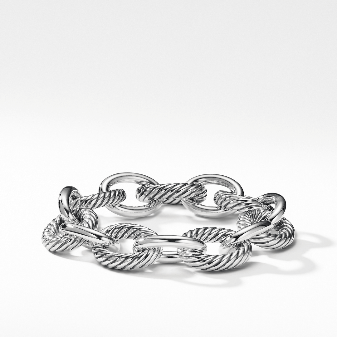 Sterling Silver Extra-Large Oval Link Bracelet