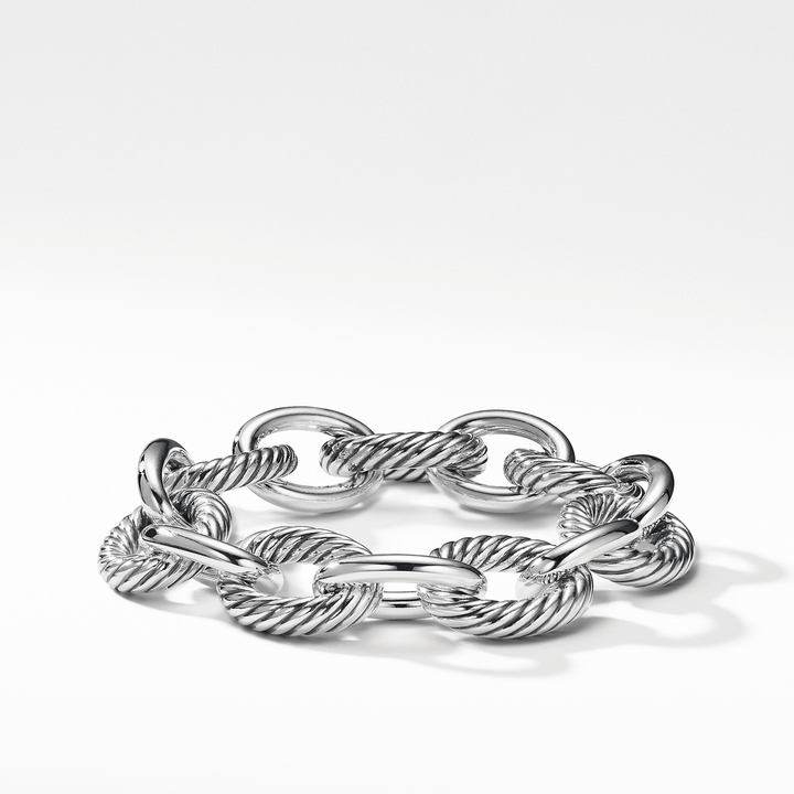 Sterling Silver Extra-Large Oval Link Bracelet