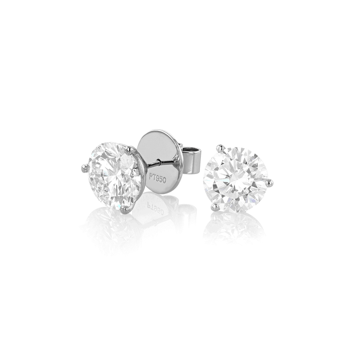 Hamilton Origin Platinum and 6.13 Total Weight Diamond Studs
