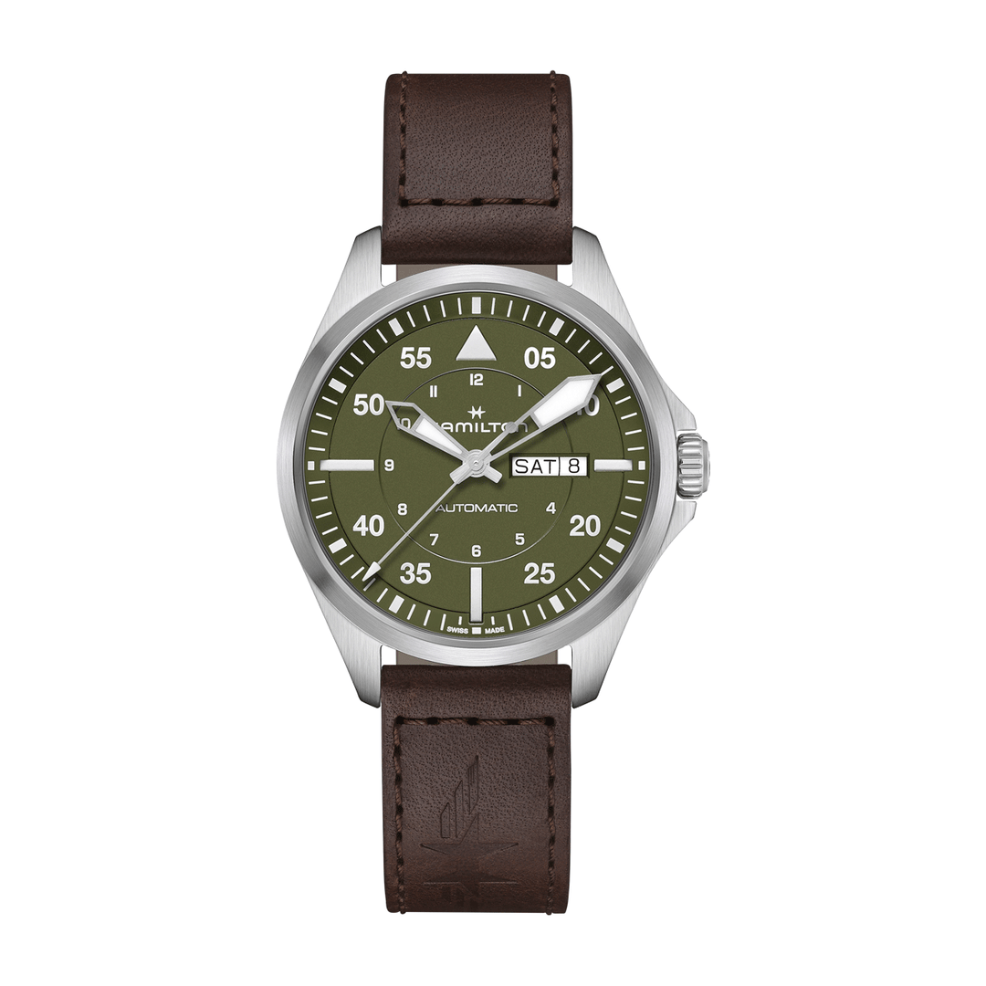 Hamilton Khaki Aviation Pilot Day Date Auto H64635560