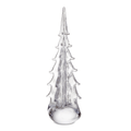Simon Pearce Crackle Four Sided Evergreen Tree 16 Inch