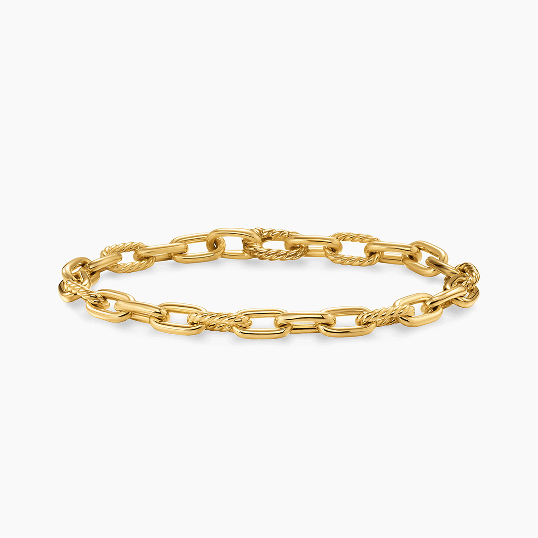 David Yurman DY Madison® Chain Bracelet 18k Yellow Gold, 6mm