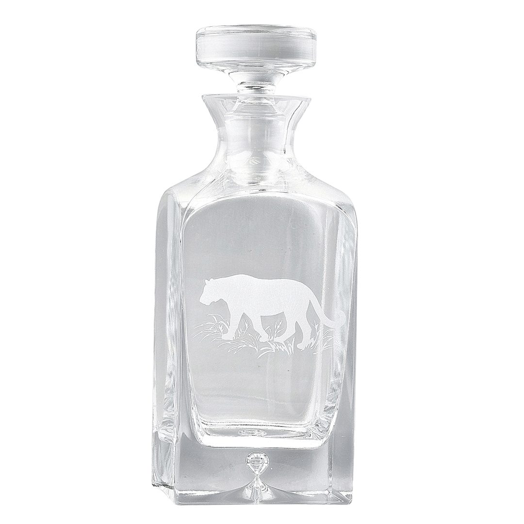 Tiger Square Decanter