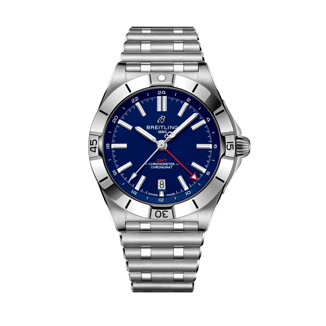 Breitling Chronomat GMT 40 NFL New York Giants Team Edition #A32398C11C1A1