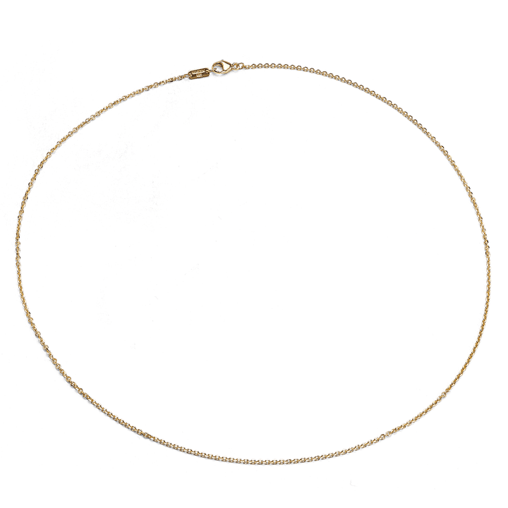 Hamilton Collection Mercer 14k Yellow Recycled Gold 1.5mm Cable 18 Inch Necklace