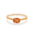 Hamilton Facets Collection 18k Yellow Gold and Yellow Sapphire Ring