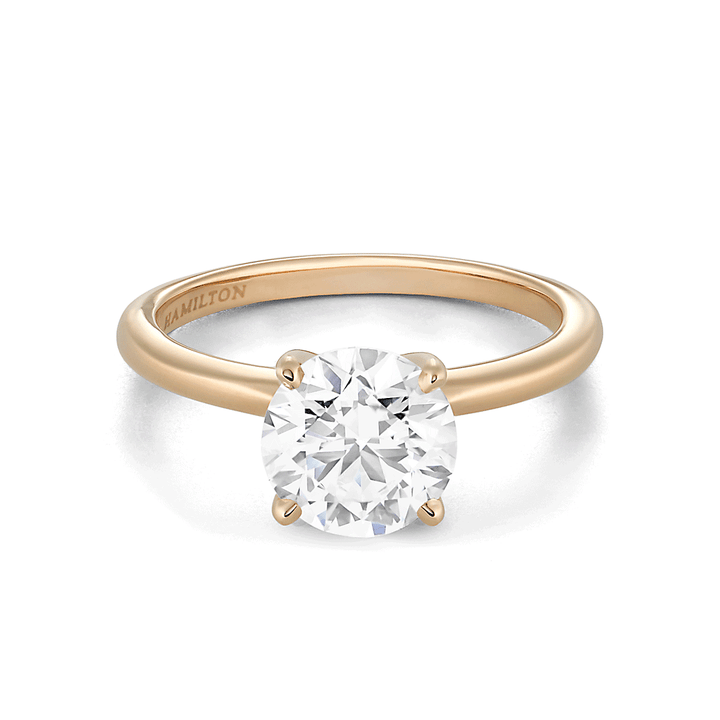 Hamilton Select Collection 14k Yellow Gold and 1.50 Total Weight Diamond Engagement Ring