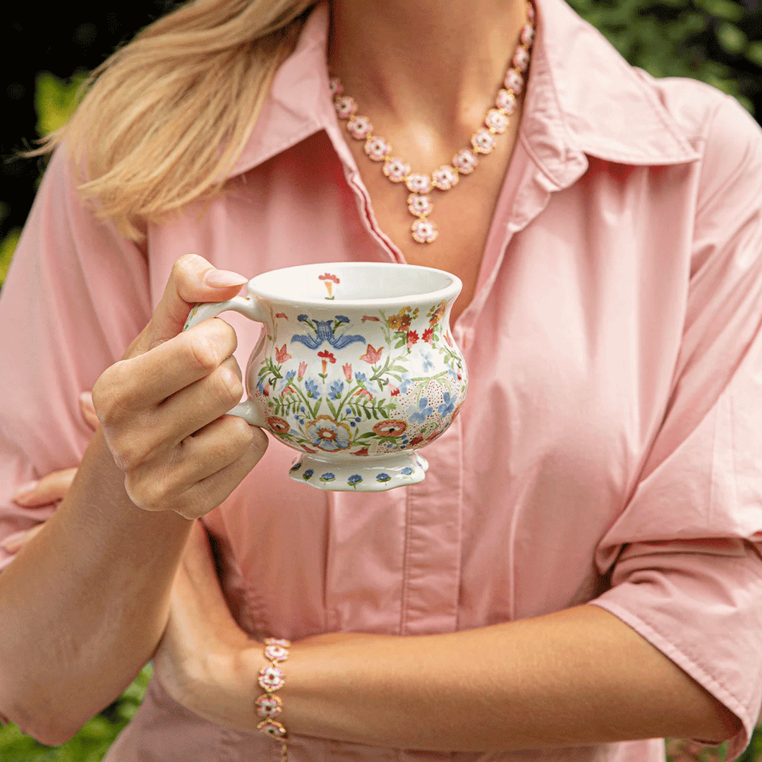 Juliska Sofia Mug Multi Color