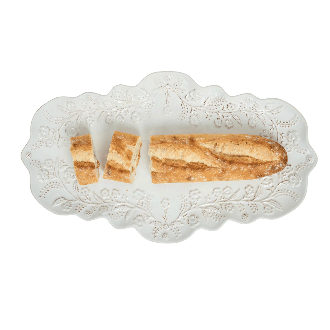 Juliska Berry & Thread Thistle 16" Tray - Whitewash