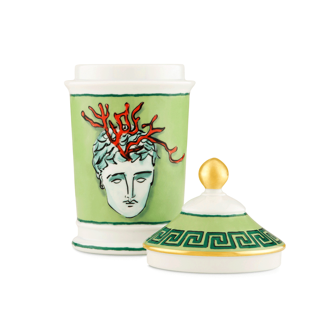 Ginori 1735 El Viaggio Nettuno Moss Green Vase