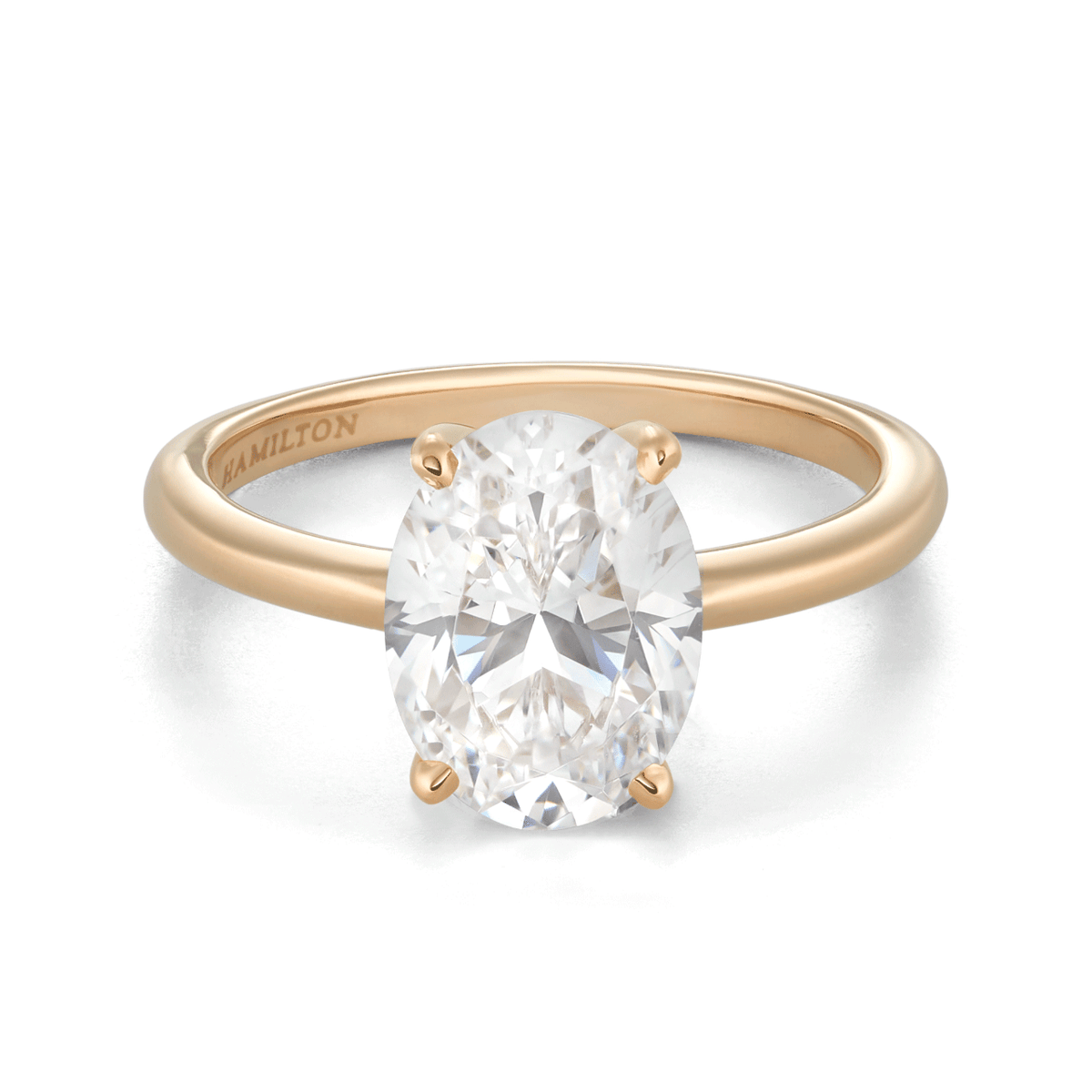 Select 14k Yellow Gold 1.50 ct Oval Diamond Ring
