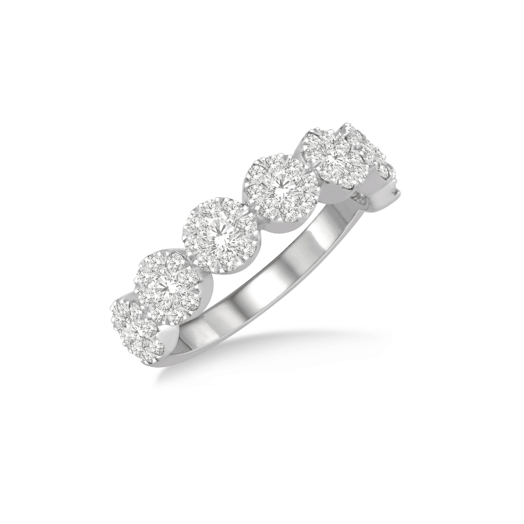 Celestial 14k White Gold and 1.00 Total Weight Diamond Ring