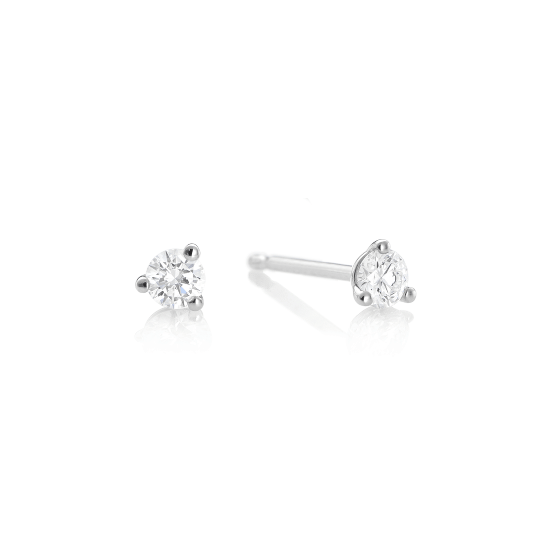 Hamilton Signature Collection Platinum and .50 Total Weight Diamond Studs