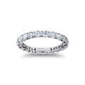 Platinum and 1.87 Total Weight Diamond Eternity Band