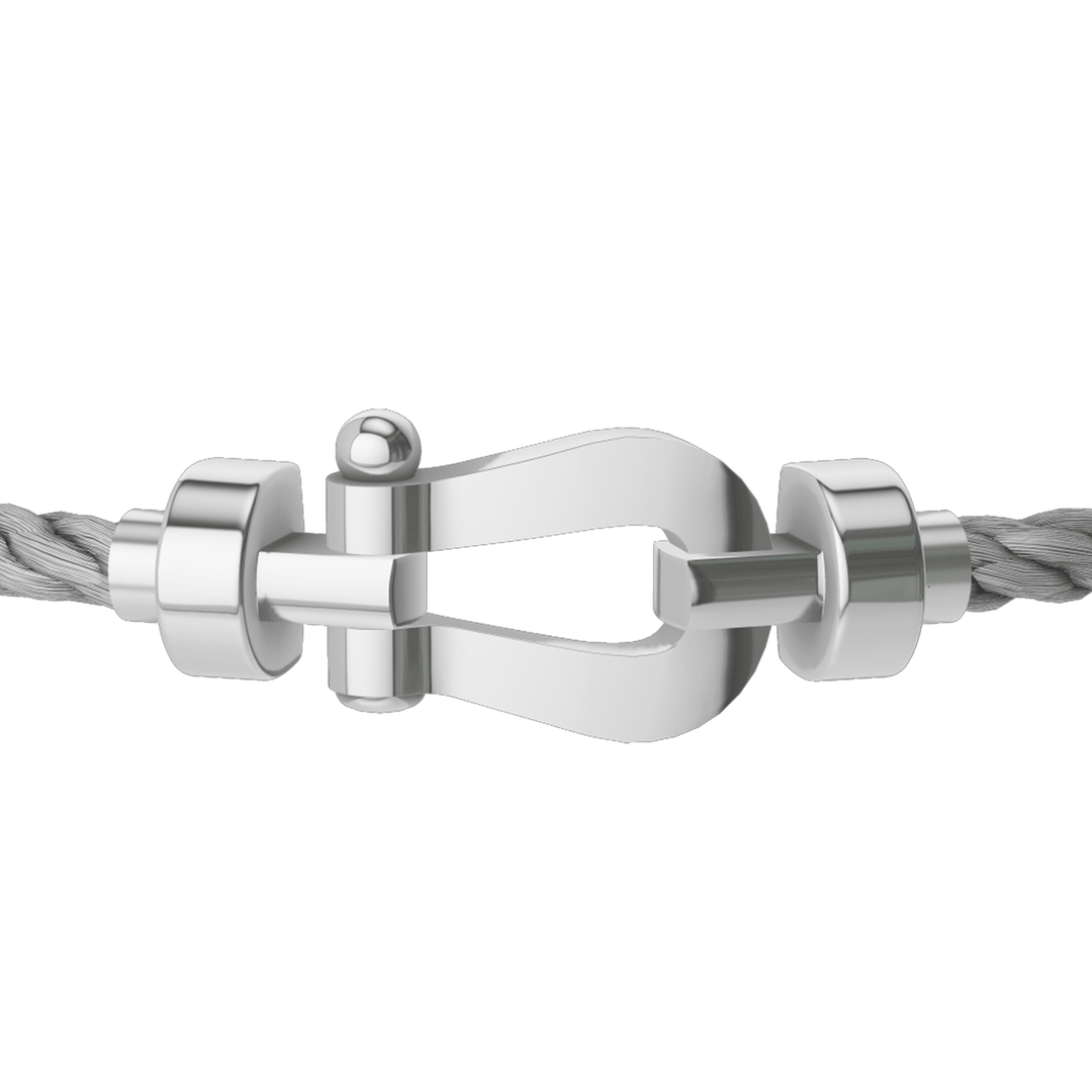 FRED Force 10 Steel Cable with 18k White LG Buckle, Exclusively at Hamilton Jewelers