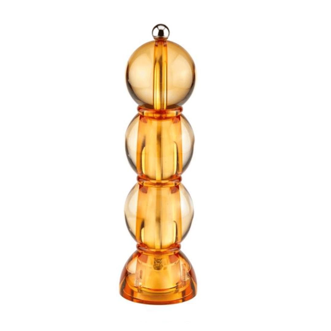 Acrylic Ice Amber Salt and Pepper Grinders