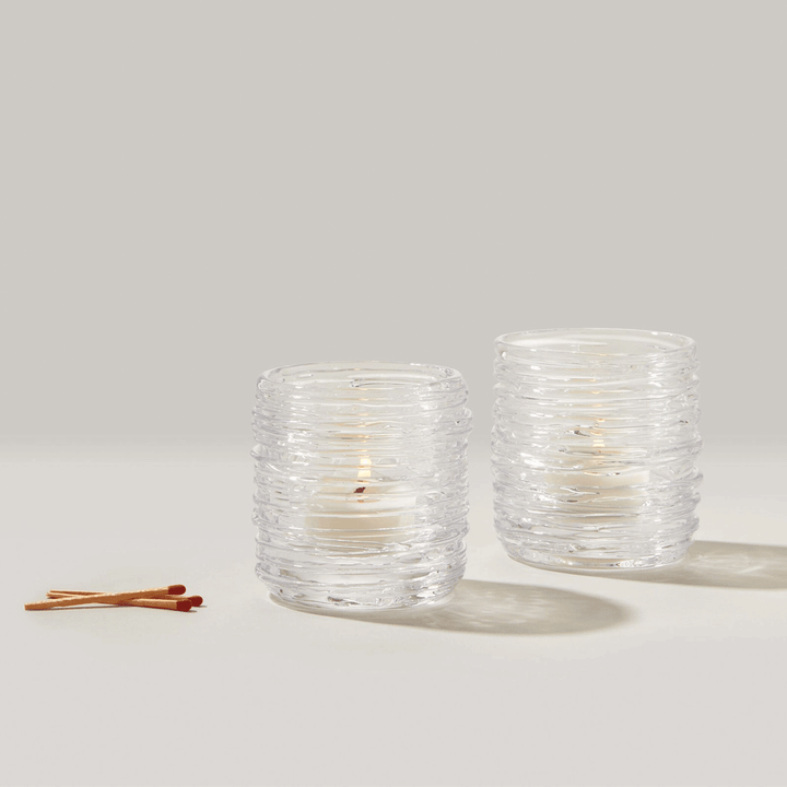 Simon Pearce Echo Lake Tealight Set of 2