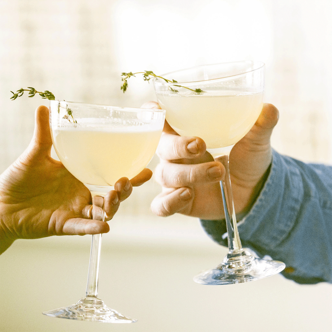 Simon Pearce Vintner Nick & Nora Cocktail Glass Set of 2