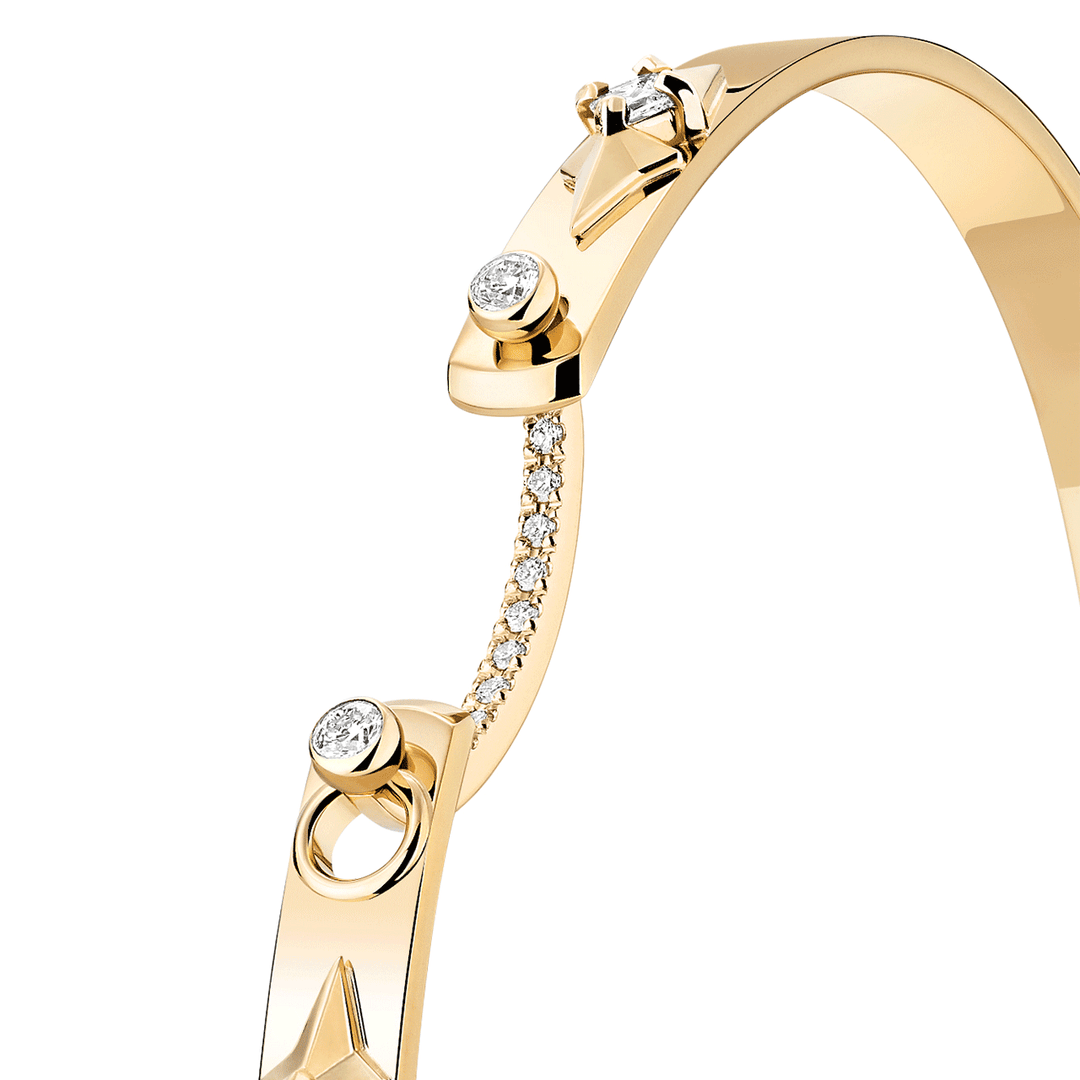 Nouvel Heritage Reverie Mood 18k Yellow Gold Bangle