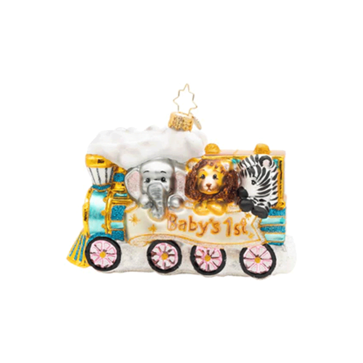 Christopher Radko Baby's First Tiny Travelers Ornament