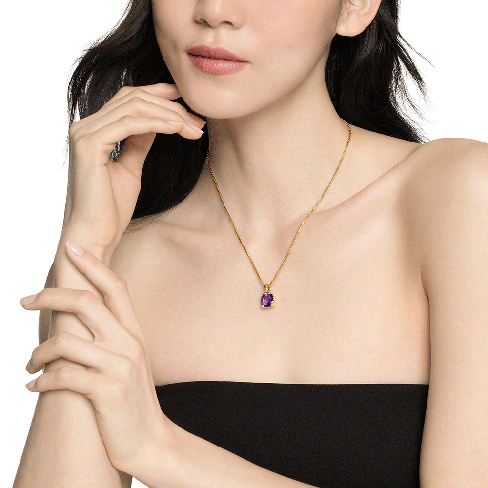 David Yurman Marbella Pendant In Amethyst