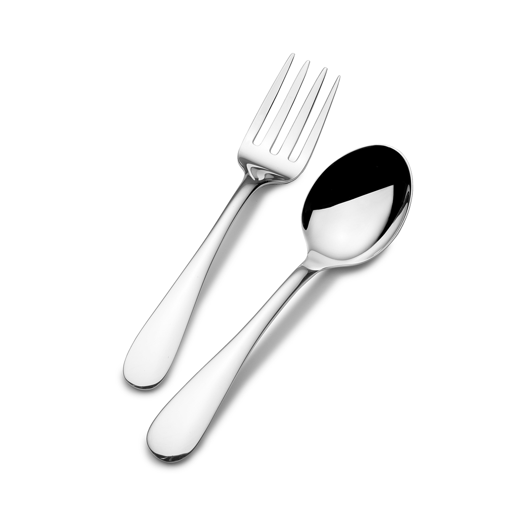 Sterling Silver Classic Baby Spoon and Fork Set