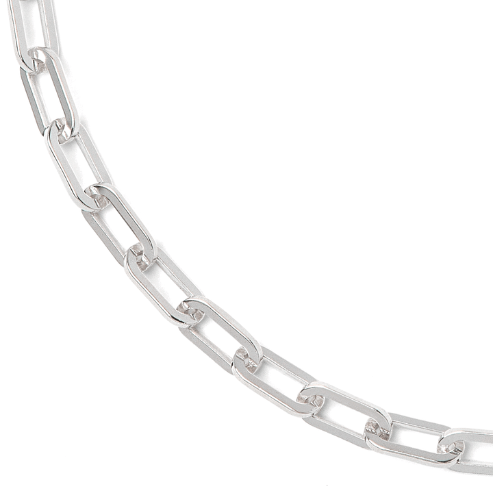 Sterling Silver Extra Large 7.9mm Long Link 24 Inch Necklace