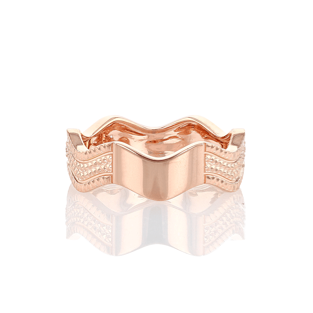 Regency 18k Rose Gold and .27 Total Weight Diamond Ring