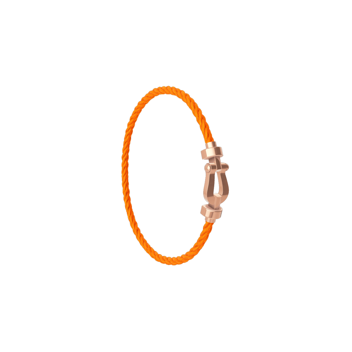FRED Force 10 Orange Cord with 18k Rose Gold MD Buckle, Exclusively at Hamilton Jewelers
