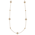 Arabesque 18k Gold 36" Diamond .29 Total Weight Necklace