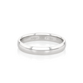 Hamilton Collection Platinum 4mm Comfort Fit Wedding Band