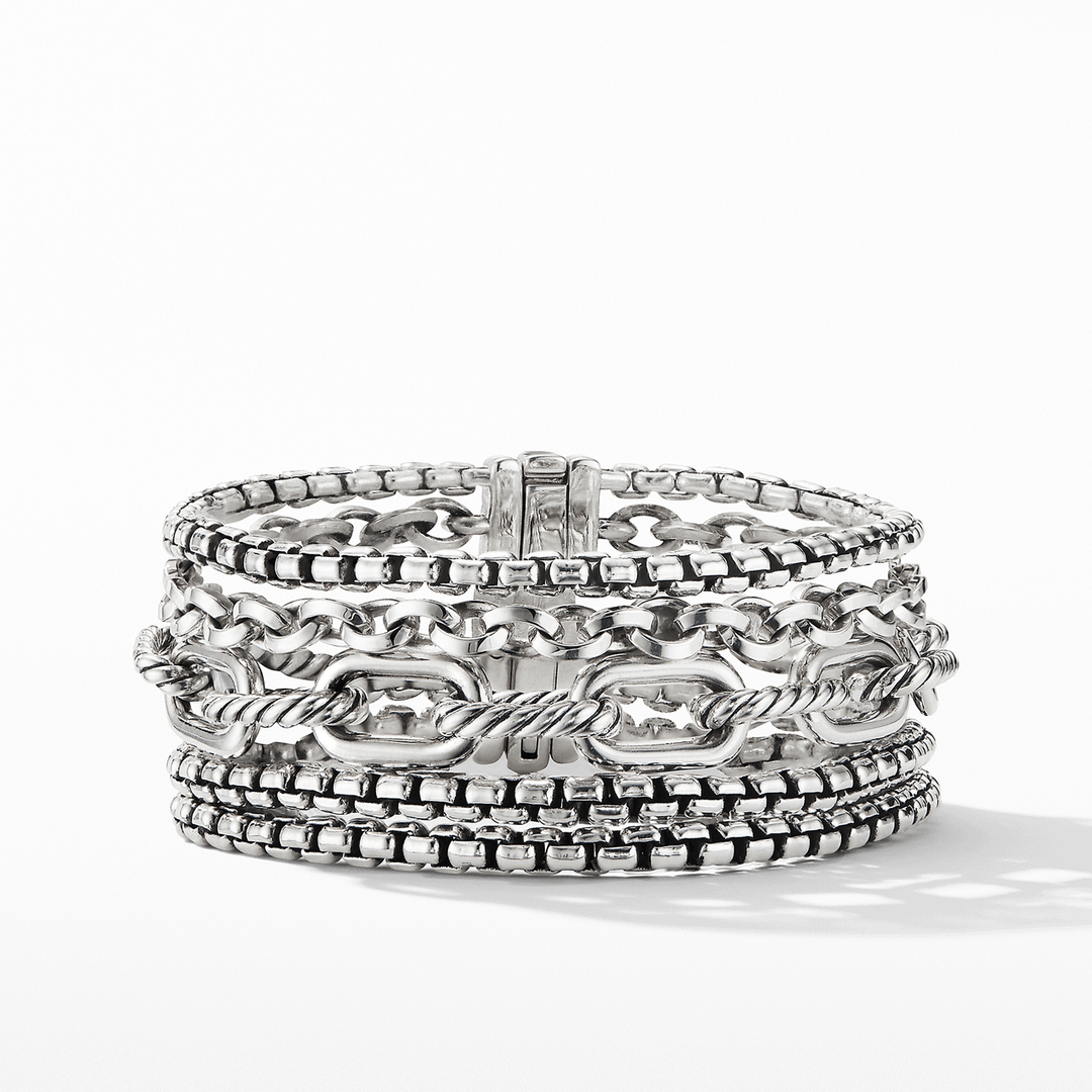 David Yurman Multi-Row Chain Bracelet