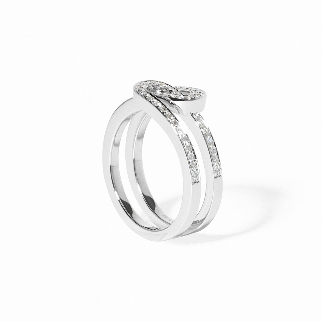 Dinh Van Maillon Star and Diamond Small Ring