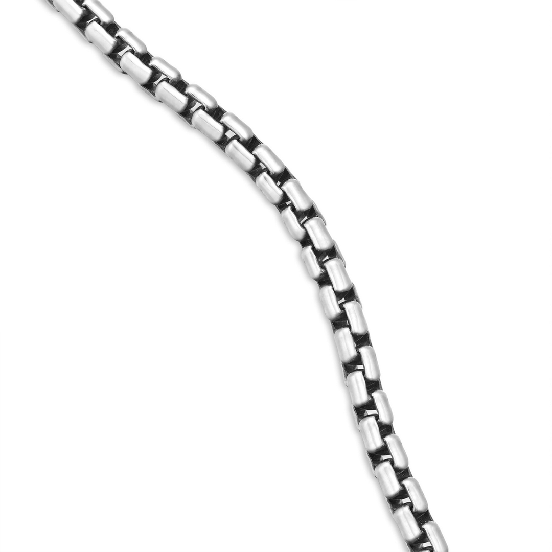 David Yurman Box Chain Necklace Sterling Silver, 1.7mm 20 Inch
