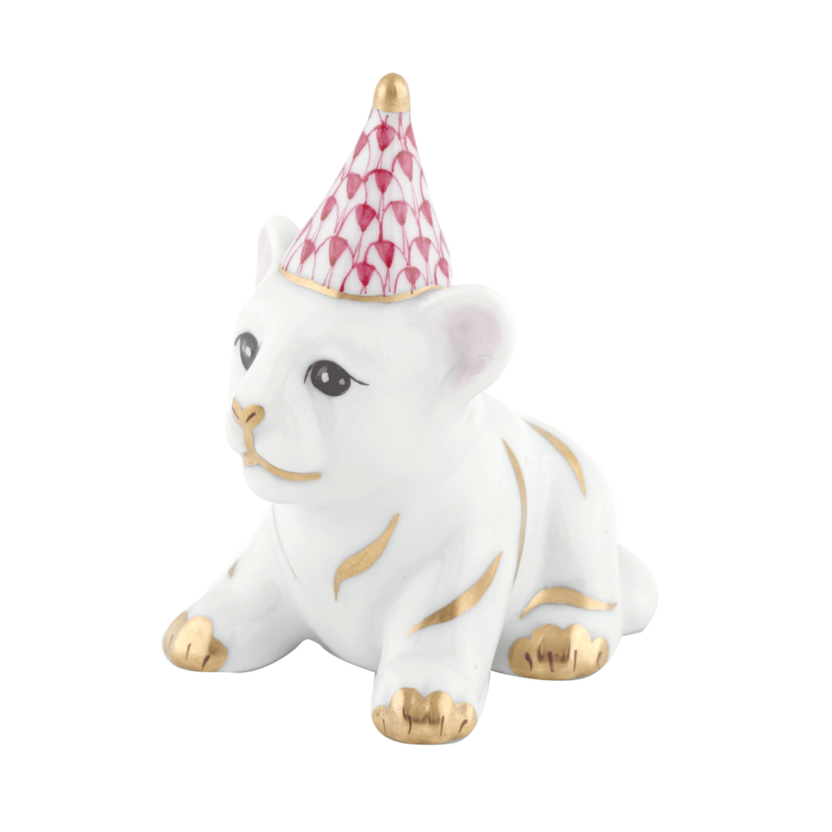 Herend Party Tiger Raspberry