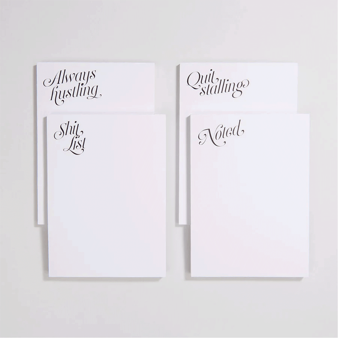 Cheeky Note Pads Set of 4