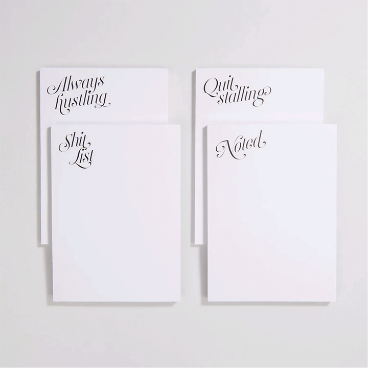 Cheeky Note Pads Set of 4