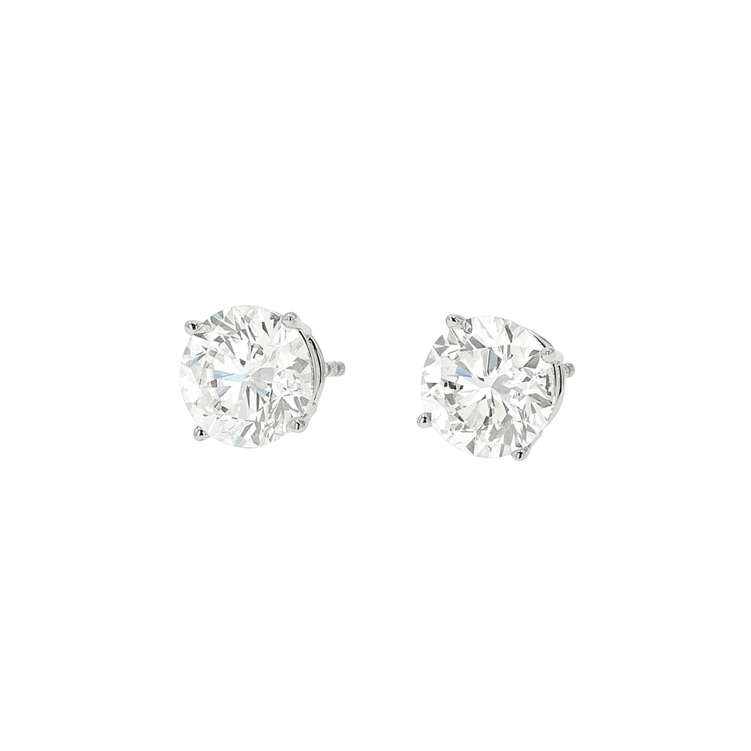 The Hamilton Select 14k Gold 4.02 Total Weight Diamond Studs