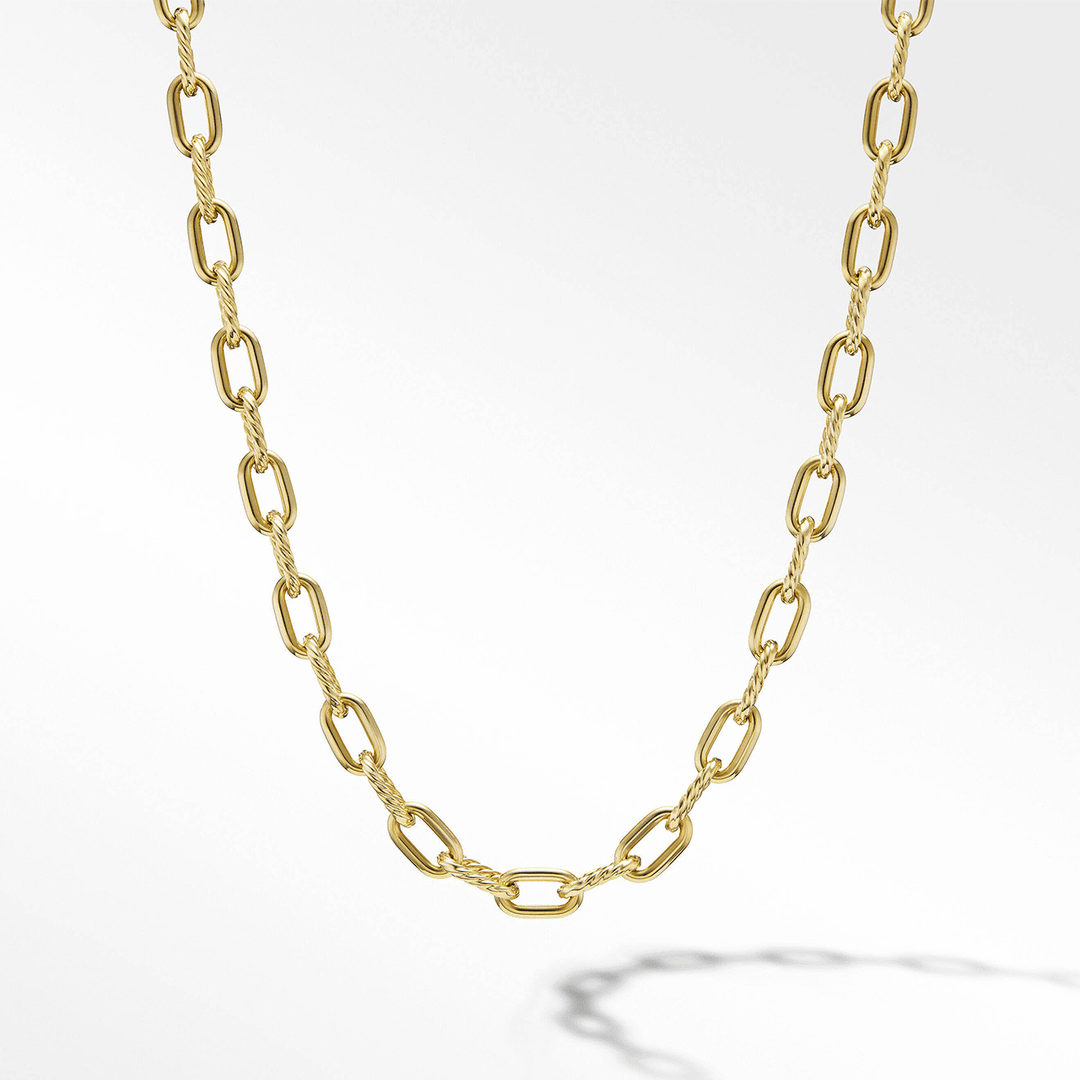David Yurman Madison Chain Necklace in 18k Yellow Gold,8.5mm