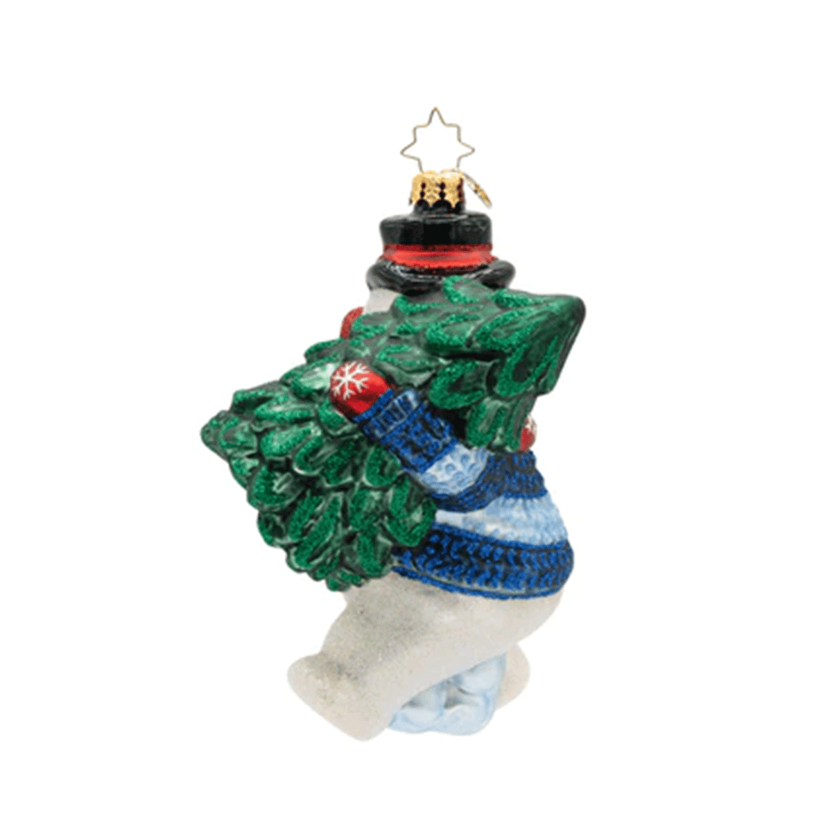 Christopher Radko Dashing Through The Snowman Ornament