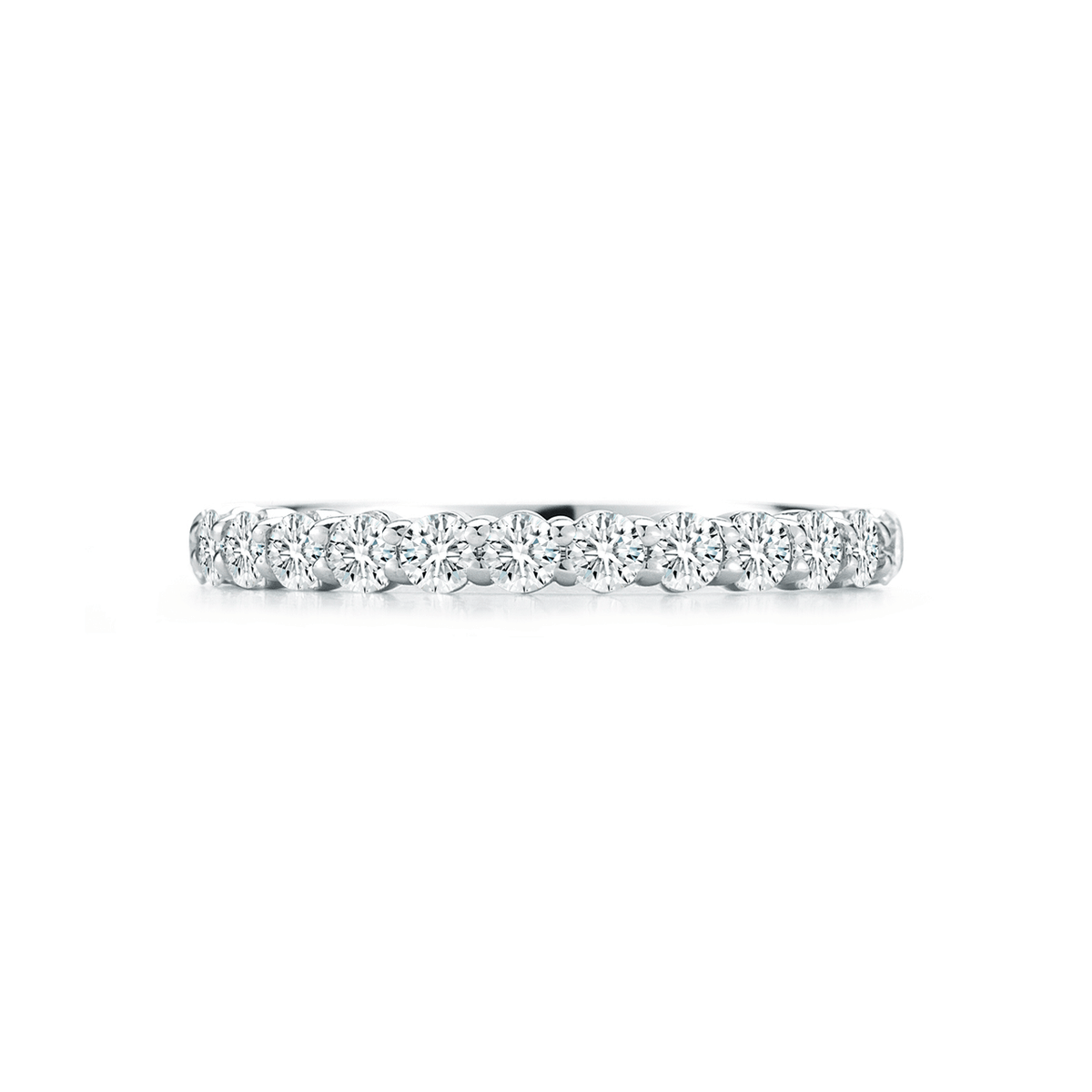 18k White Gold and .72 Total Weight Diamond Band